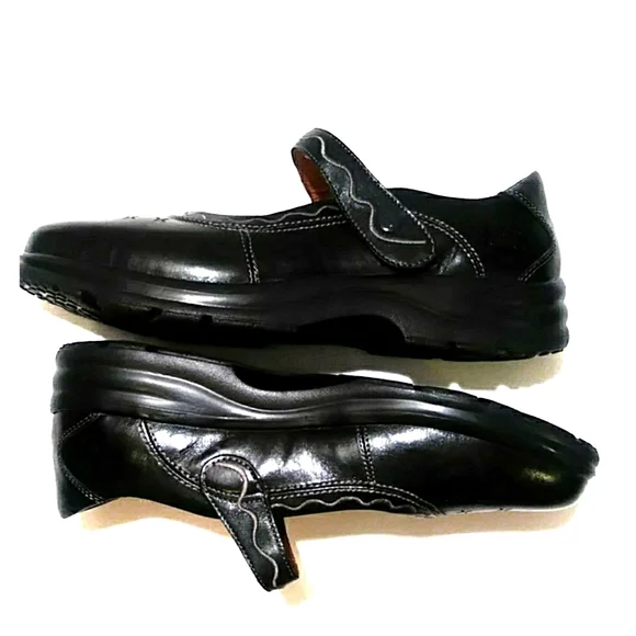 DR. Comfort Mary Jane Slip on Black Shoes 10W - Picture 2 of 8